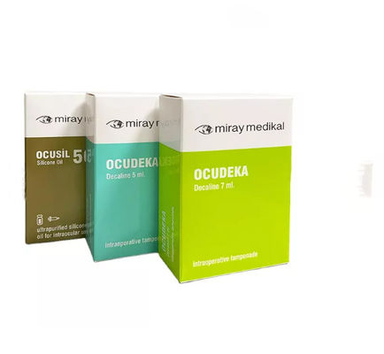 Pudełko na soczewki kontaktowe CMYK Składane opakowanie z papieru z recyklingu Tłoczenie