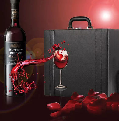 WHISKY BRANDY Opakowania na wino Pudełka ręcznie robione Butelka wina Pudełko na prezent Tłoczenie
