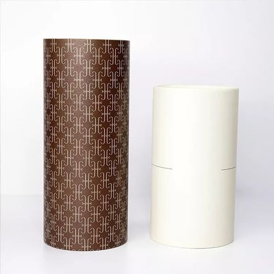 Fantazyjna tekturowa okrągła tuba, sztywny papierowy cylinder do pakowania