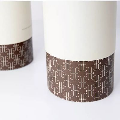Fantazyjna tekturowa okrągła tuba, sztywny papierowy cylinder do pakowania
