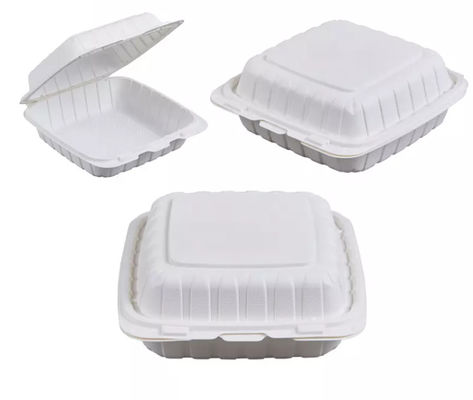 Clamshell Takeaway Dostosowane pudełko do pakowania żywności Square ISO9001