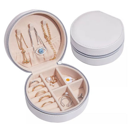 OEM Velvet Jewelry Box Wielofunkcyjne małe pudełko do przechowywania kolczyków ISO9001