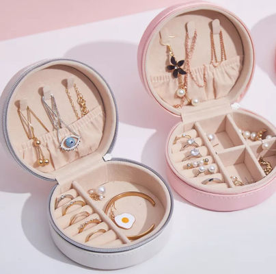 OEM Velvet Jewelry Box Wielofunkcyjne małe pudełko do przechowywania kolczyków ISO9001