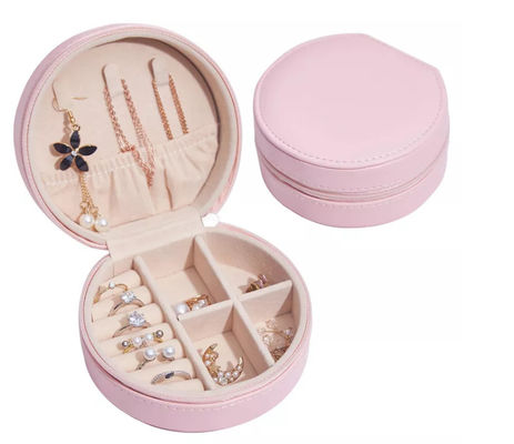 OEM Velvet Jewelry Box Wielofunkcyjne małe pudełko do przechowywania kolczyków ISO9001