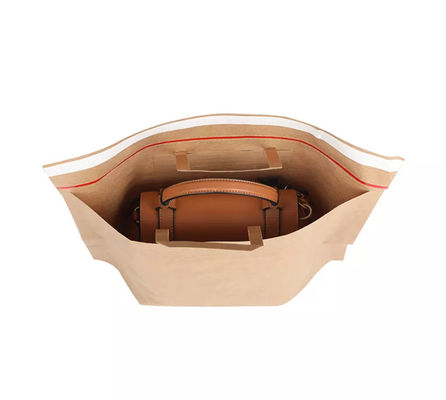 Biodegradowalna torebka papierowa CMYK Kraft Paper Tote Bag ISO