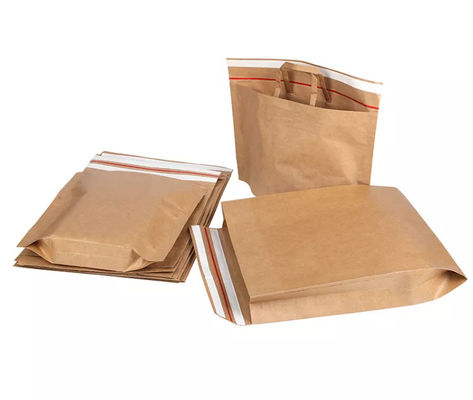 Biodegradowalna torebka papierowa CMYK Kraft Paper Tote Bag ISO