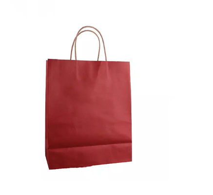 Uchwyt Kraft Paper Torebka Wytrzymała torba na żywność Pantone Take Away