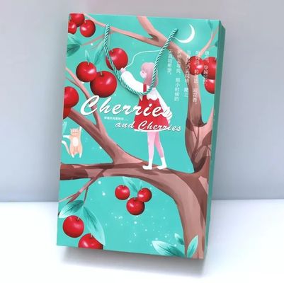 Ekologiczne pudełka kartonowe z warzywami i owocami Kolor CMYK / Pantone