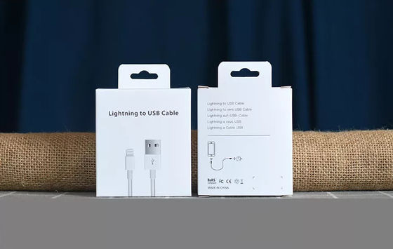 Pudełko do pakowania kabli danych USB PMS Wytłaczanie odporne na tłuszcz